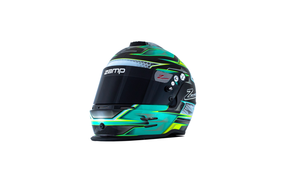 RZ 42 Youth Green/Silver Karting Helmet - Zamp Helmets | Helmet 28 EU ...