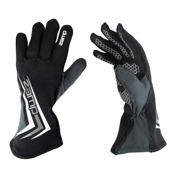 Zamp Racing Gloves for racing and karting Zamp Helmets in black