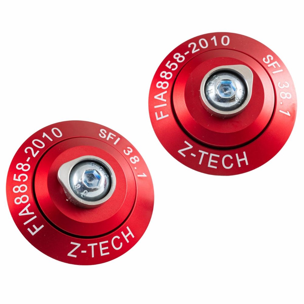 Z-Tech FIA Helmet Kit Red