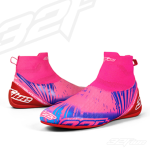 Hyperlace Radial Sweep Fluro Pink/Blue